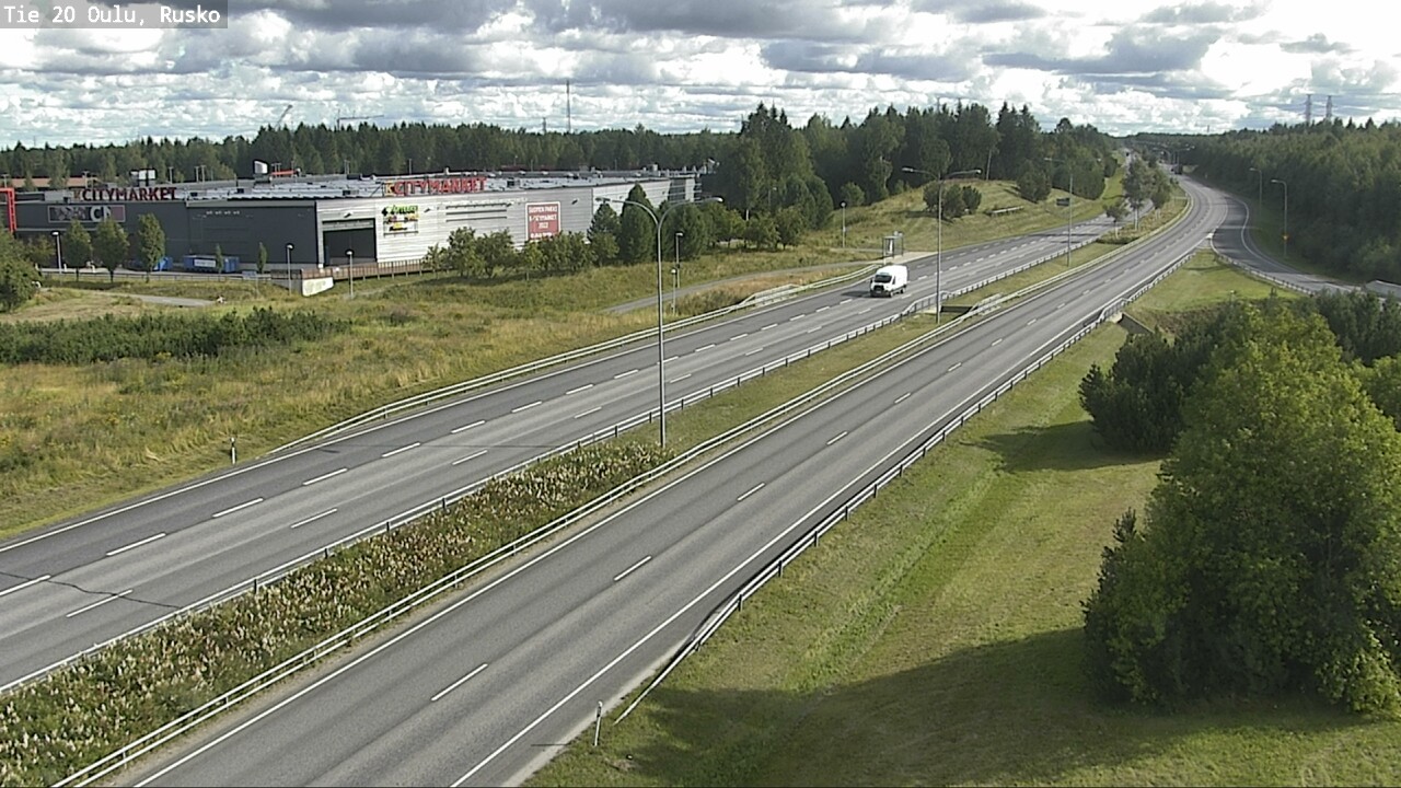 Weather Camera Image Road 20 Oulu, Rusko, Oulu, Pohjois-Pohjanmaa
