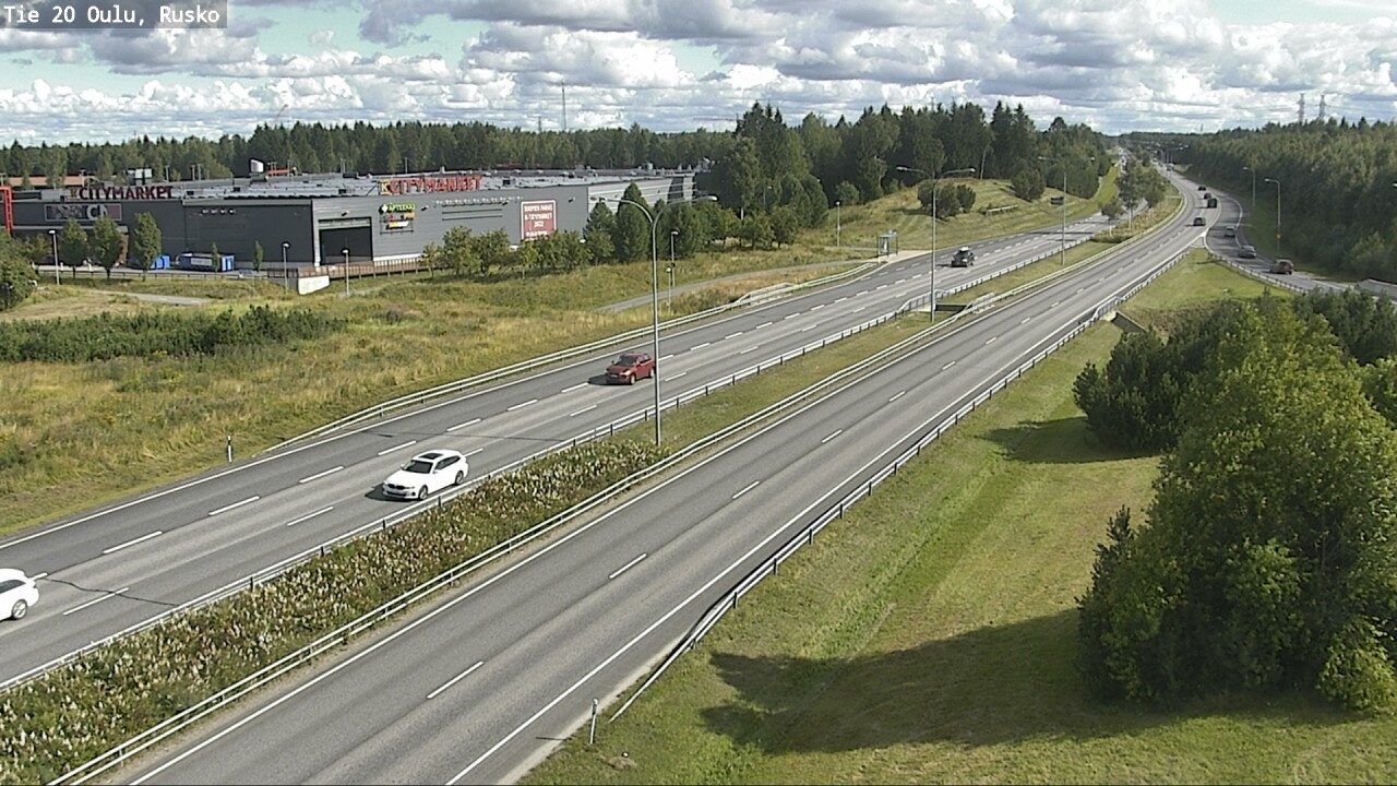 Weather Camera Image Road 20 Oulu, Rusko, Oulu, Pohjois-Pohjanmaa
