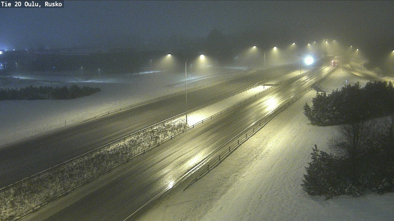 Weather Camera Image Road 20 Oulu, Rusko, Oulu, Pohjois-Pohjanmaa