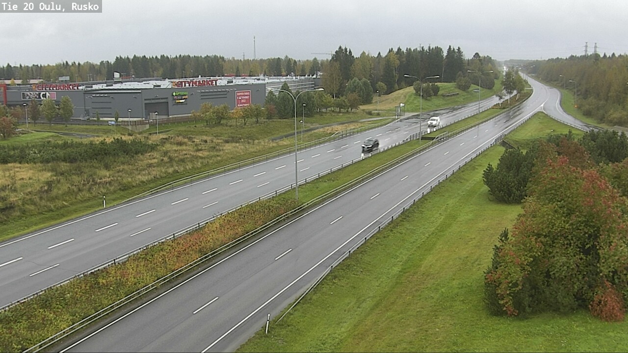 Weather Camera Image Väg 20 Uleåborg, Rusko, Oulu, Pohjois-Pohjanmaa