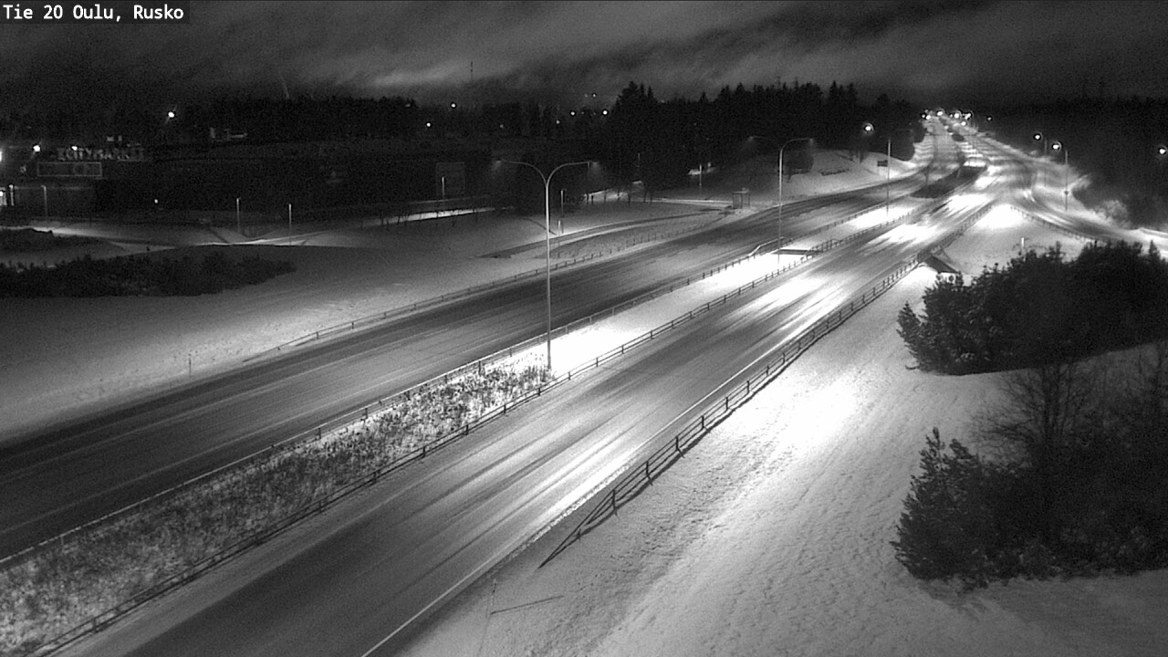 Weather Camera Image Road 20 Oulu, Rusko, Oulu, Pohjois-Pohjanmaa