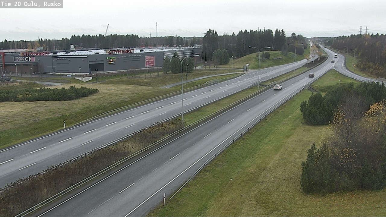 Weather Camera Image Road 20 Oulu, Rusko, Oulu, Pohjois-Pohjanmaa