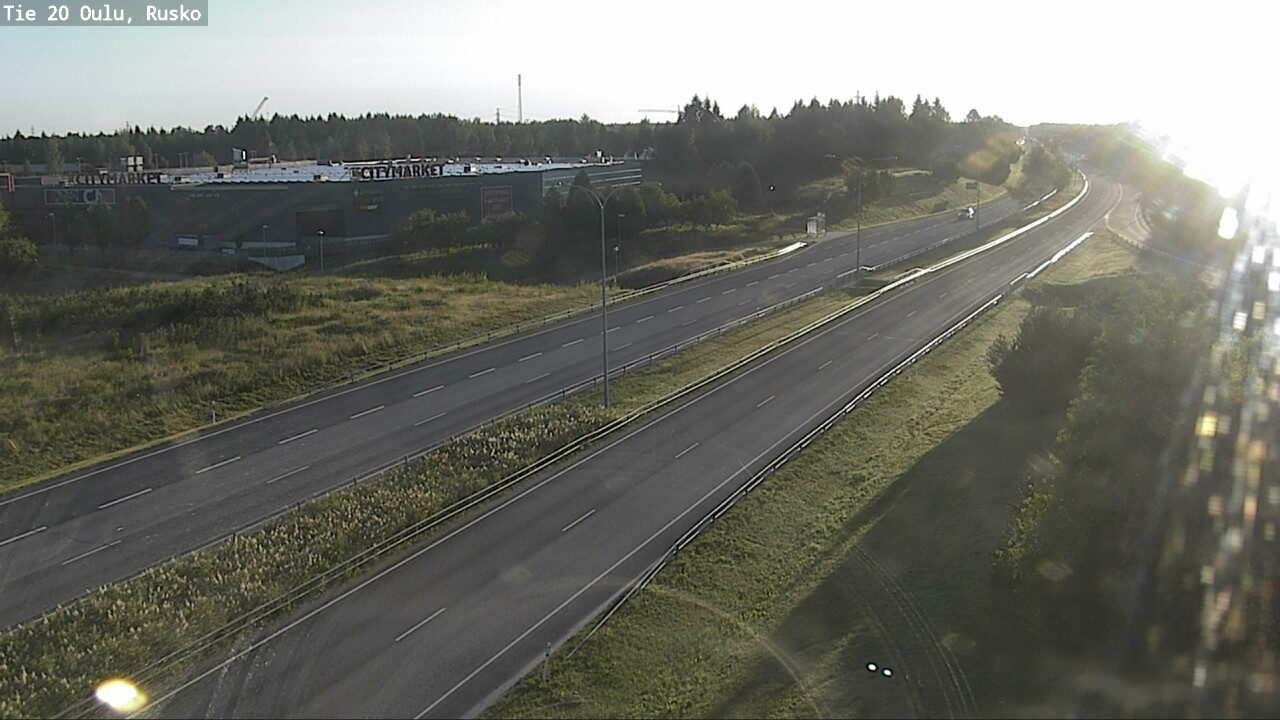 Weather Camera Image Road 20 Oulu, Rusko, Oulu, Pohjois-Pohjanmaa