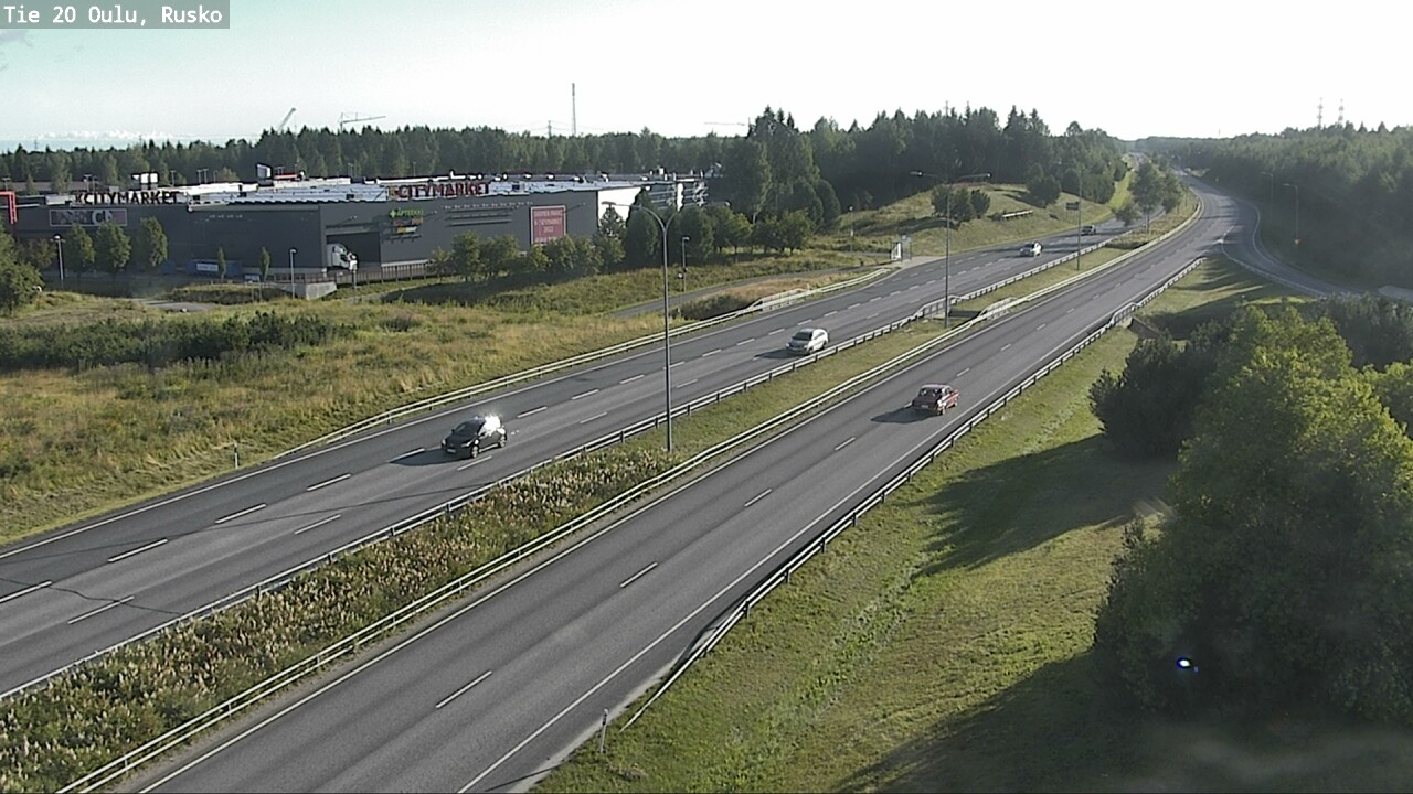 Weather Camera Image Road 20 Oulu, Rusko, Oulu, Pohjois-Pohjanmaa