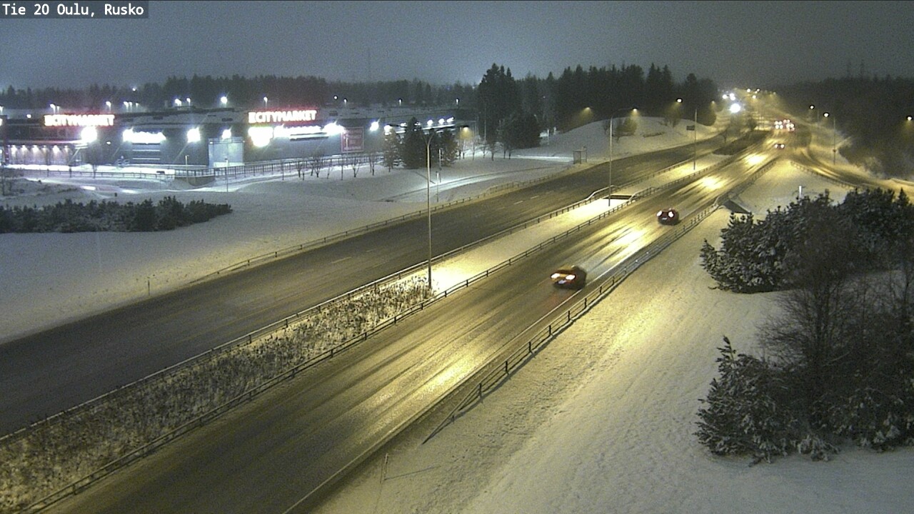 Weather Camera Image Road 20 Oulu, Rusko, Oulu, Pohjois-Pohjanmaa