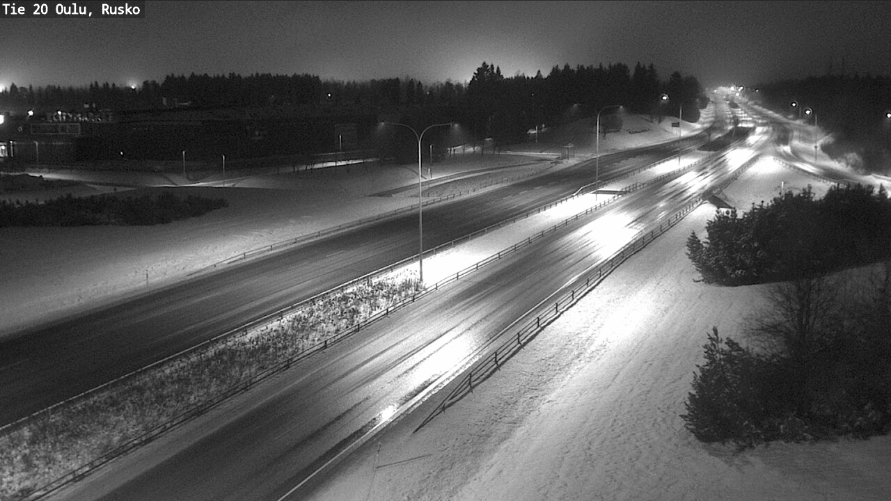 Weather Camera Image Road 20 Oulu, Rusko, Oulu, Pohjois-Pohjanmaa