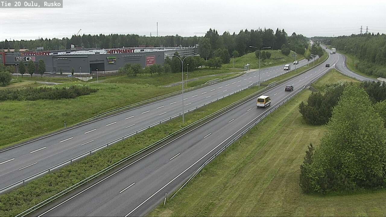 Weather Camera Image Road 20 Oulu, Rusko, Oulu, Pohjois-Pohjanmaa