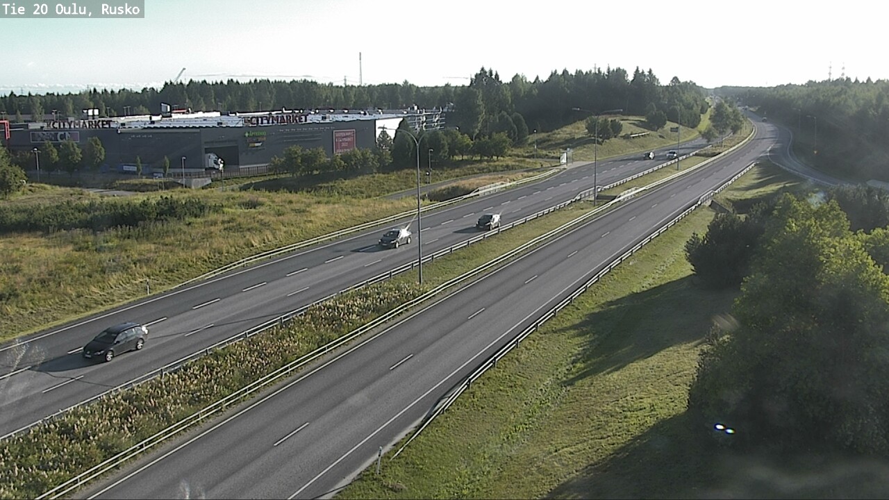 Weather Camera Image Road 20 Oulu, Rusko, Oulu, Pohjois-Pohjanmaa