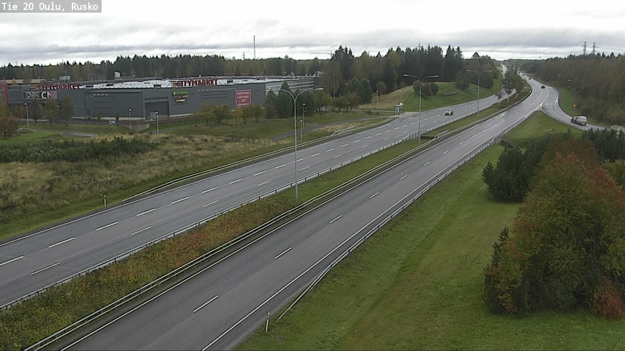 Weather Camera Image Väg 20 Uleåborg, Rusko, Oulu, Pohjois-Pohjanmaa