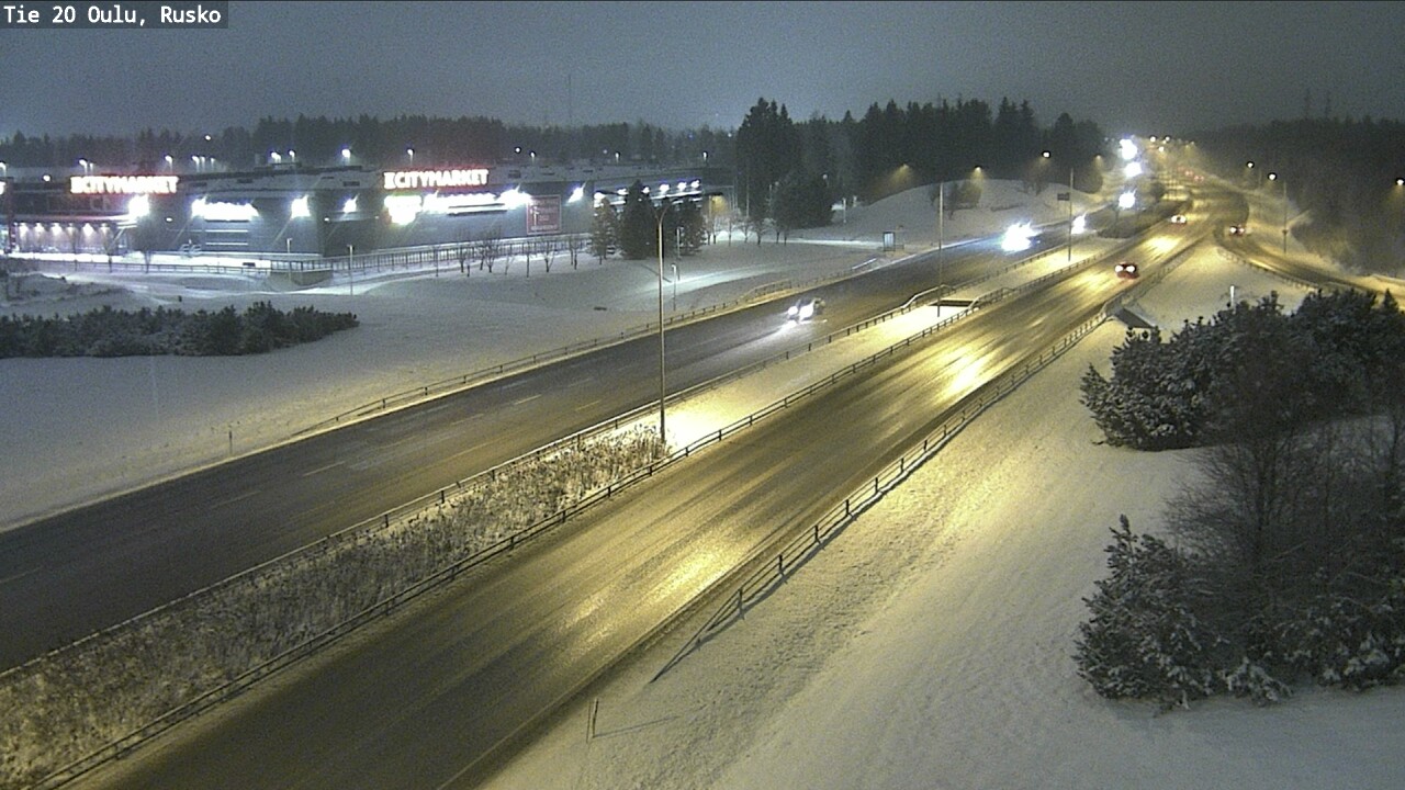 Weather Camera Image Road 20 Oulu, Rusko, Oulu, Pohjois-Pohjanmaa