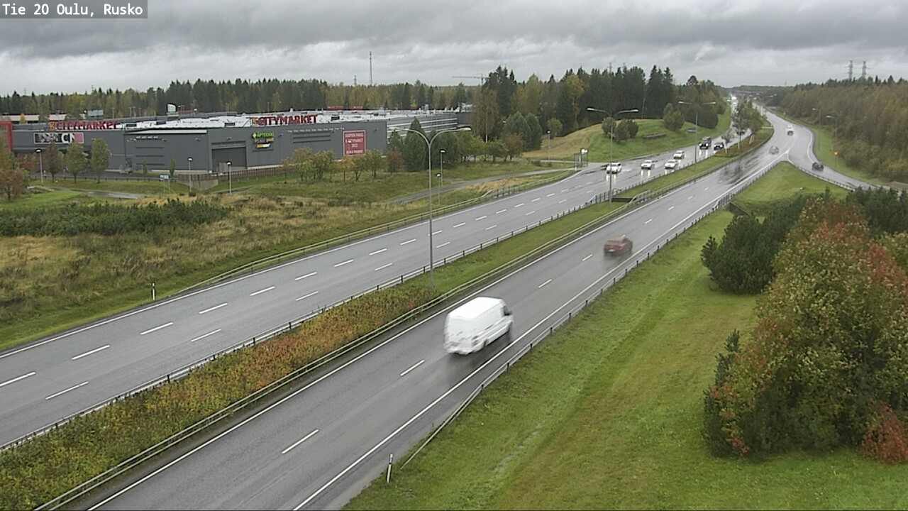 Weather Camera Image Road 20 Oulu, Rusko, Oulu, Pohjois-Pohjanmaa