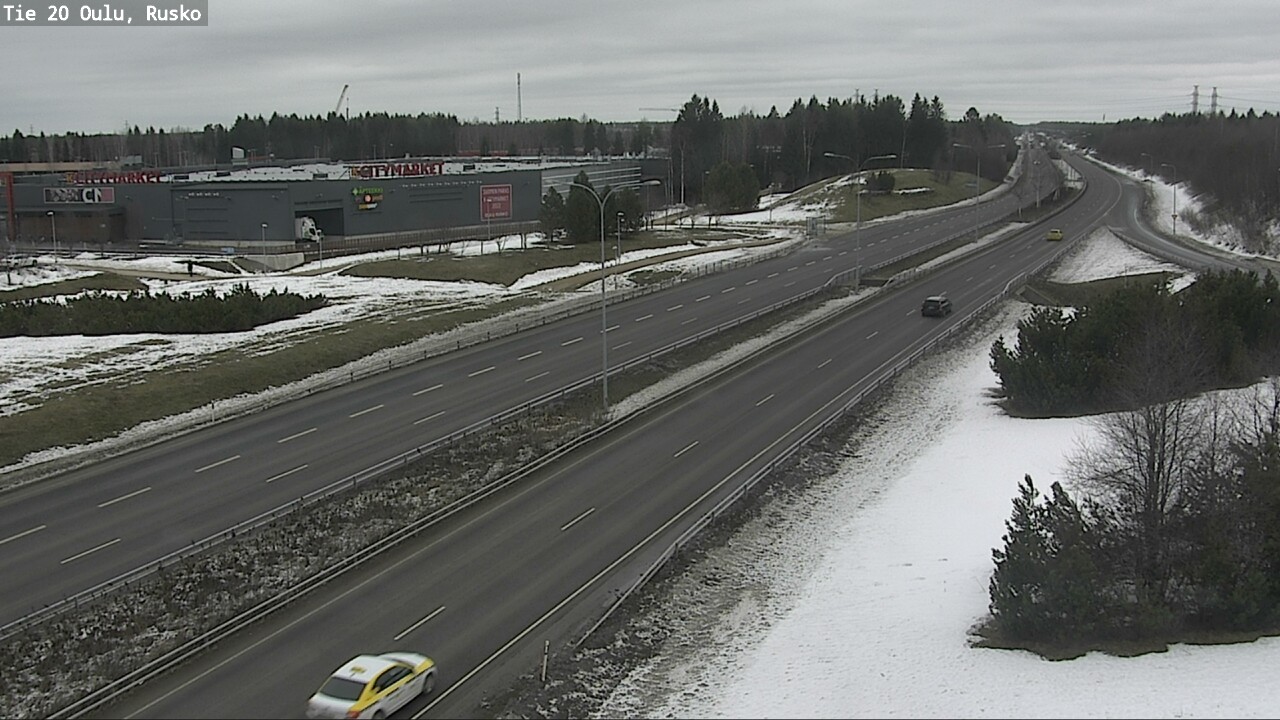 Weather Camera Image Road 20 Oulu, Rusko, Oulu, Pohjois-Pohjanmaa