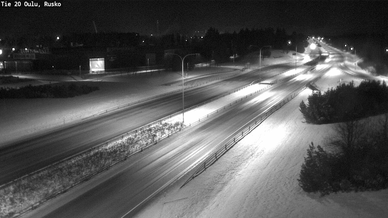 Weather Camera Image Road 20 Oulu, Rusko, Oulu, Pohjois-Pohjanmaa