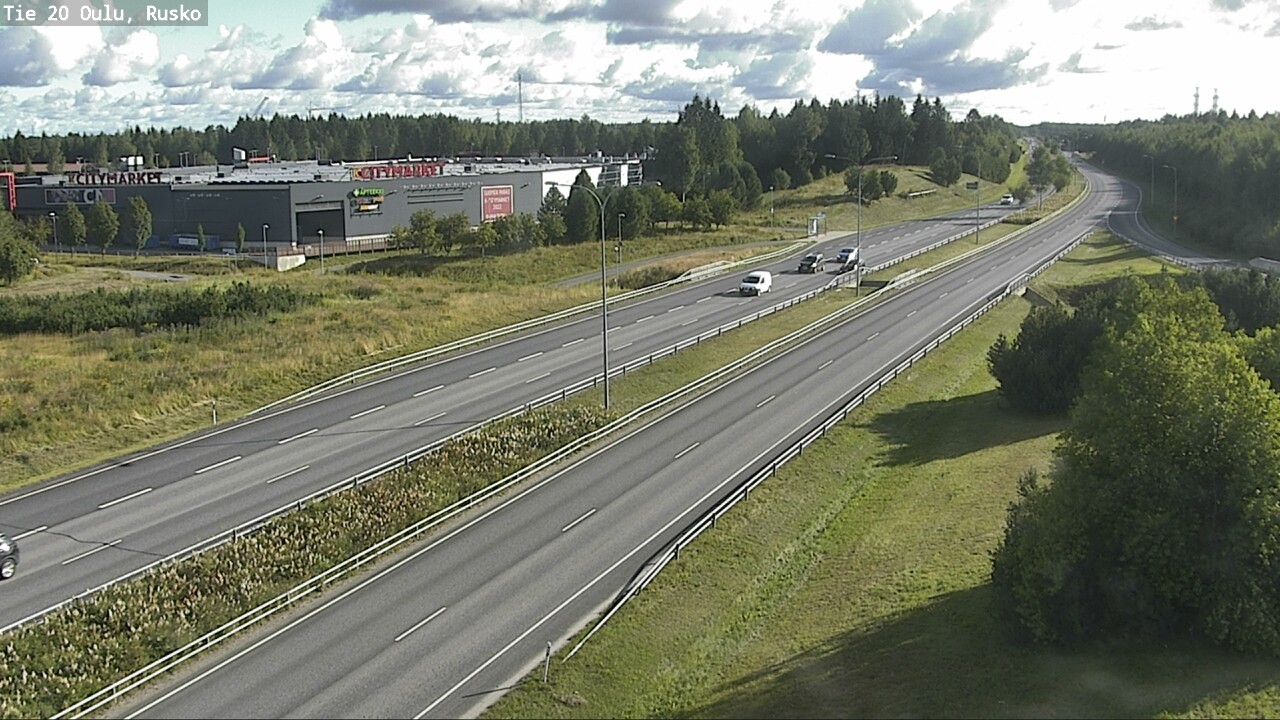 Weather Camera Image Road 20 Oulu, Rusko, Oulu, Pohjois-Pohjanmaa