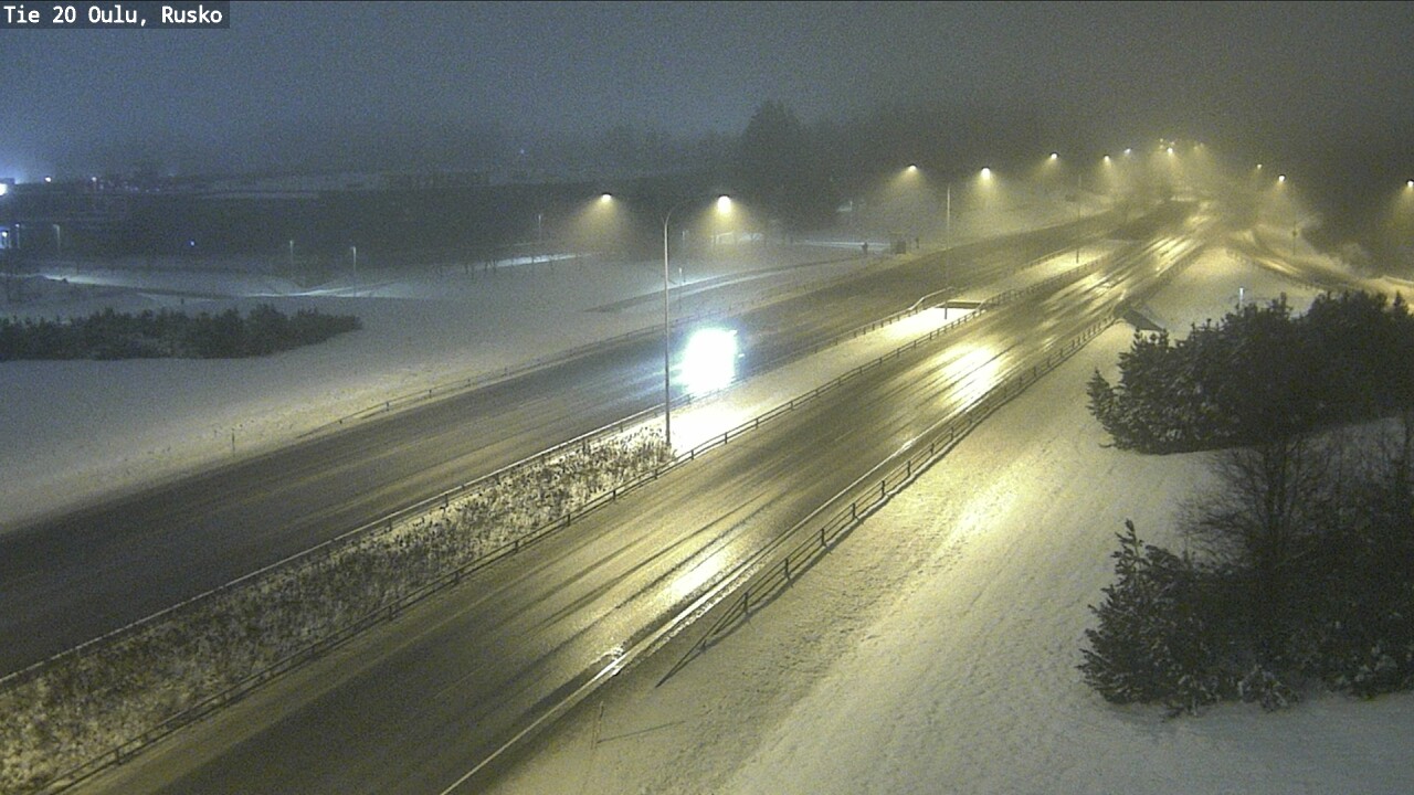 Weather Camera Image Road 20 Oulu, Rusko, Oulu, Pohjois-Pohjanmaa