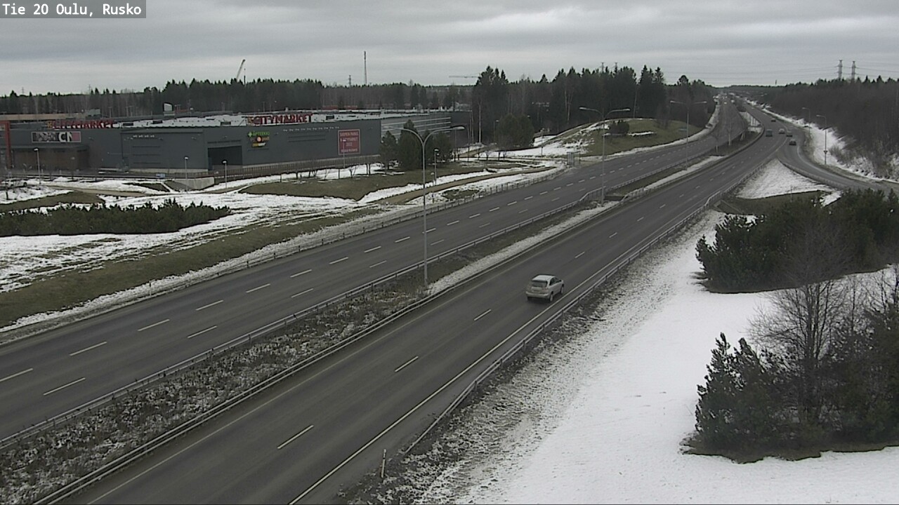 Weather Camera Image Road 20 Oulu, Rusko, Oulu, Pohjois-Pohjanmaa