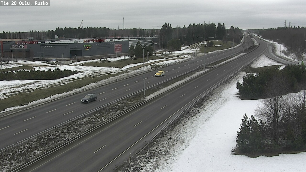 Weather Camera Image Road 20 Oulu, Rusko, Oulu, Pohjois-Pohjanmaa