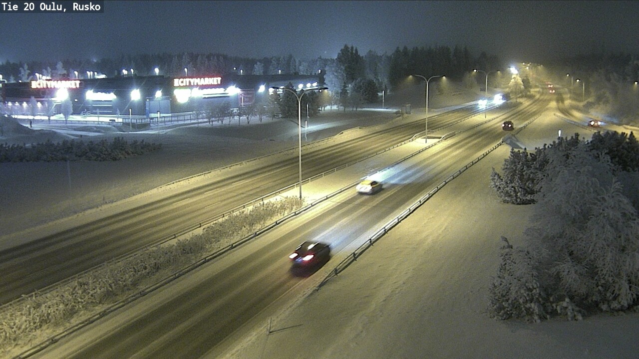 Weather Camera Image Road 20 Oulu, Rusko, Oulu, Pohjois-Pohjanmaa