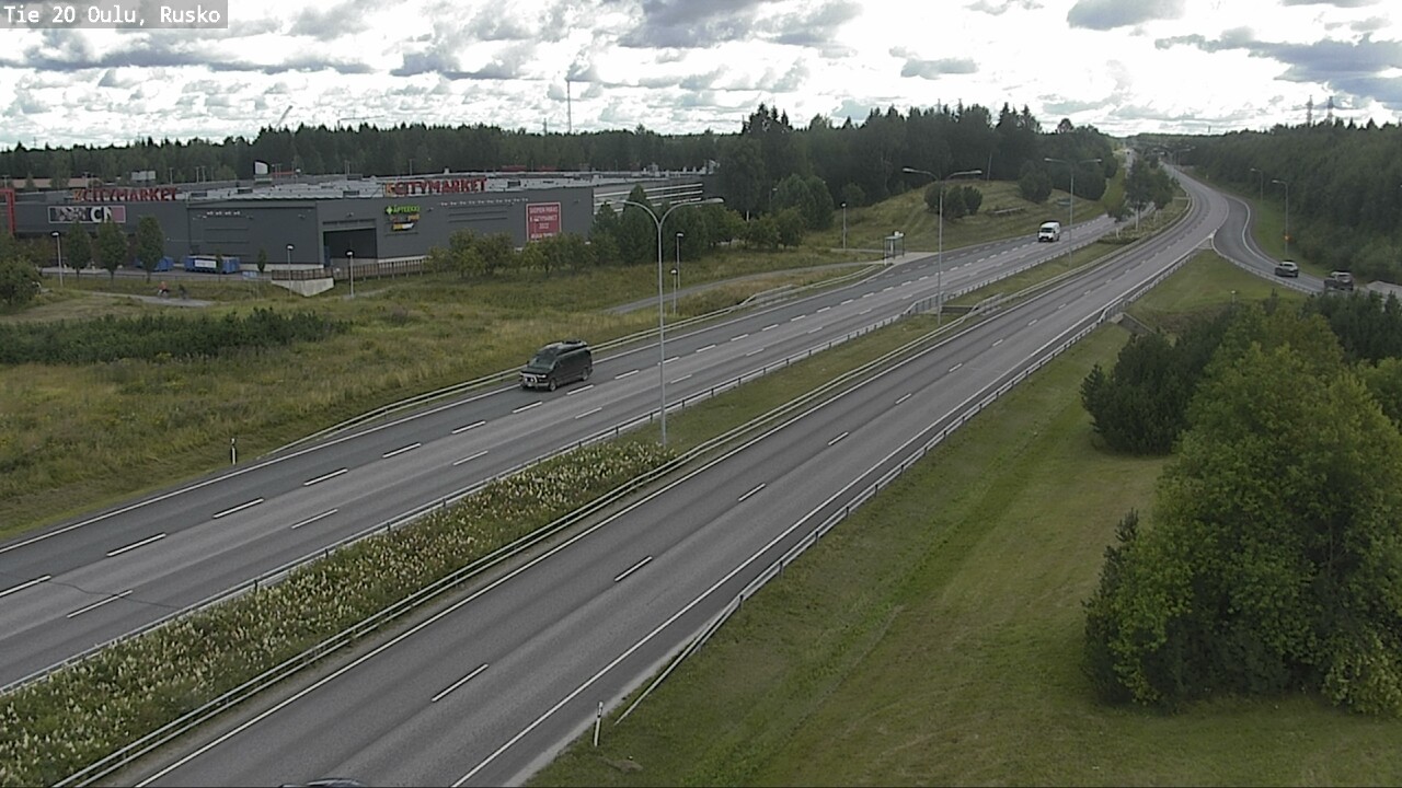 Weather Camera Image Road 20 Oulu, Rusko, Oulu, Pohjois-Pohjanmaa