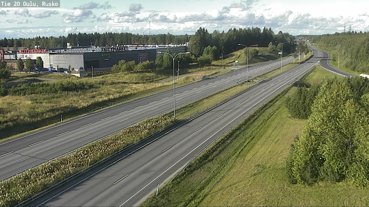 Kelikamerat Kuva Tie 20 Oulu, Rusko, Oulu, Pohjois-Pohjanmaa