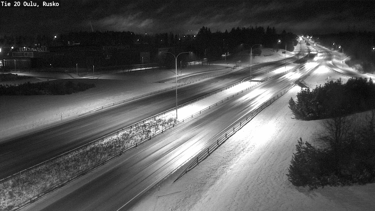 Weather Camera Image Road 20 Oulu, Rusko, Oulu, Pohjois-Pohjanmaa