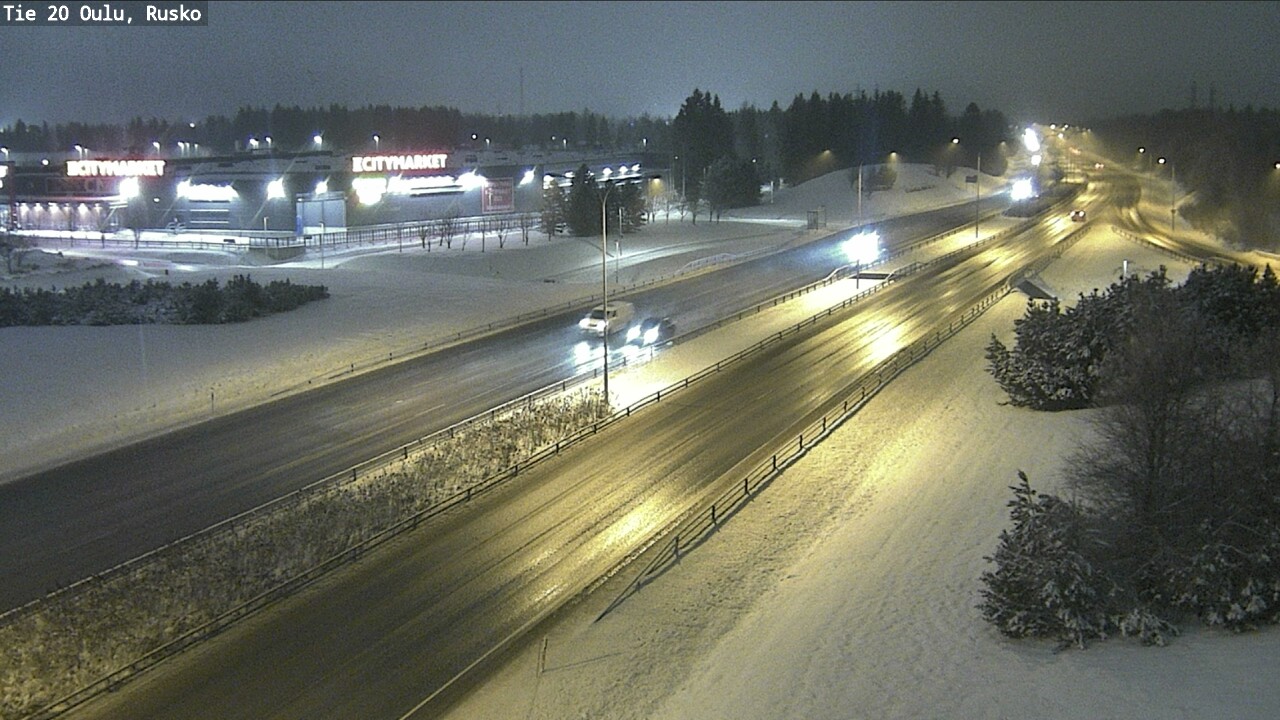 Weather Camera Image Road 20 Oulu, Rusko, Oulu, Pohjois-Pohjanmaa