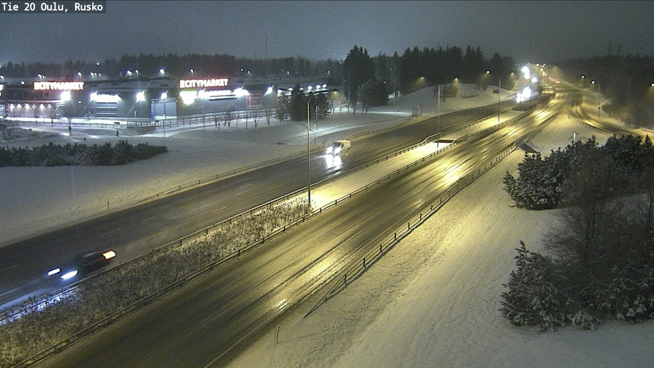 Weather Camera Image Road 20 Oulu, Rusko, Oulu, Pohjois-Pohjanmaa