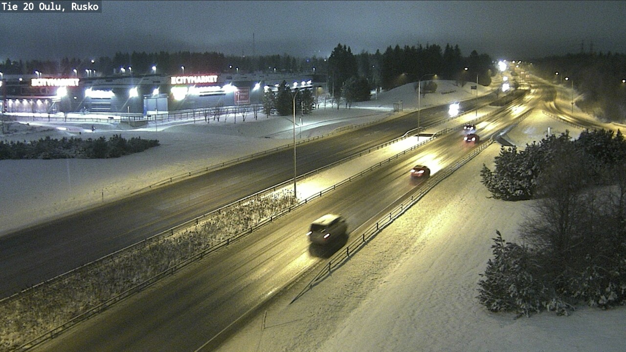 Weather Camera Image Road 20 Oulu, Rusko, Oulu, Pohjois-Pohjanmaa