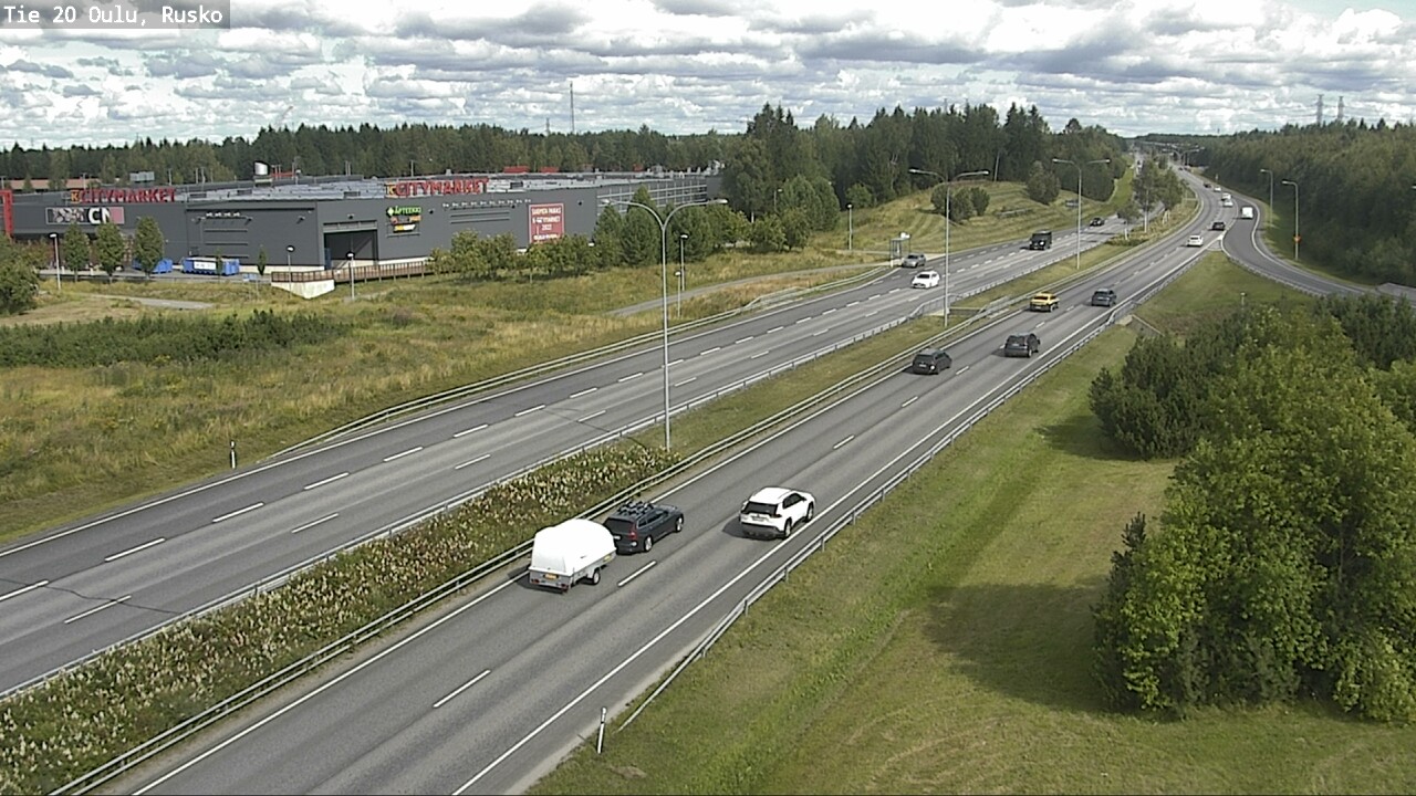 Kelikamerat Kuva Tie 20 Oulu, Rusko, Oulu, Pohjois-Pohjanmaa