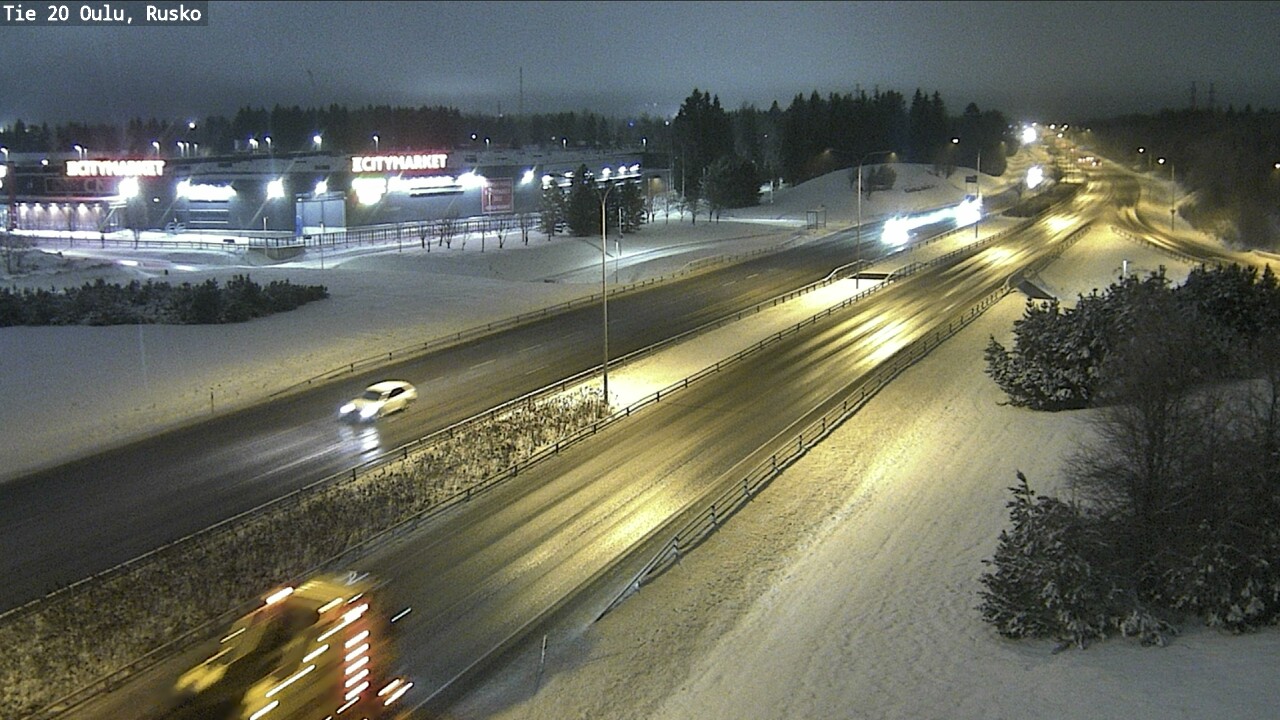 Weather Camera Image Road 20 Oulu, Rusko, Oulu, Pohjois-Pohjanmaa
