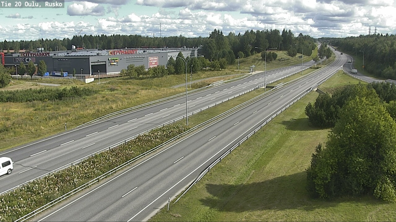 Weather Camera Image Road 20 Oulu, Rusko, Oulu, Pohjois-Pohjanmaa