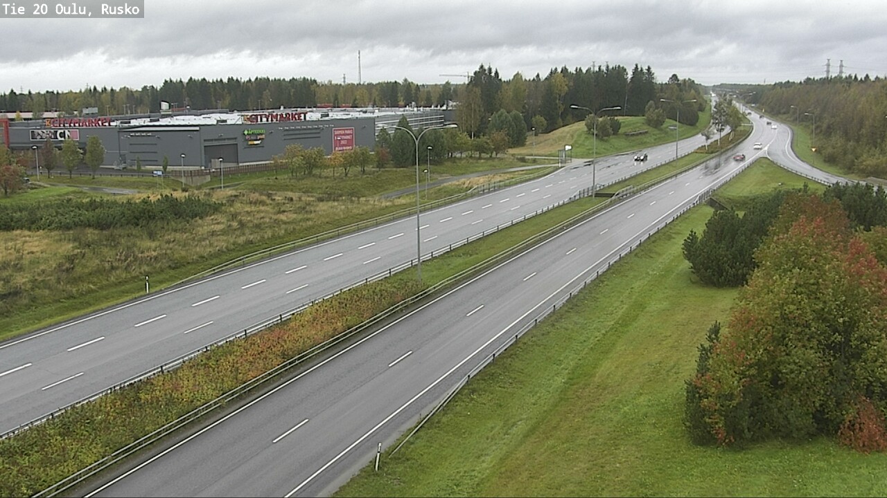Weather Camera Image Road 20 Oulu, Rusko, Oulu, Pohjois-Pohjanmaa