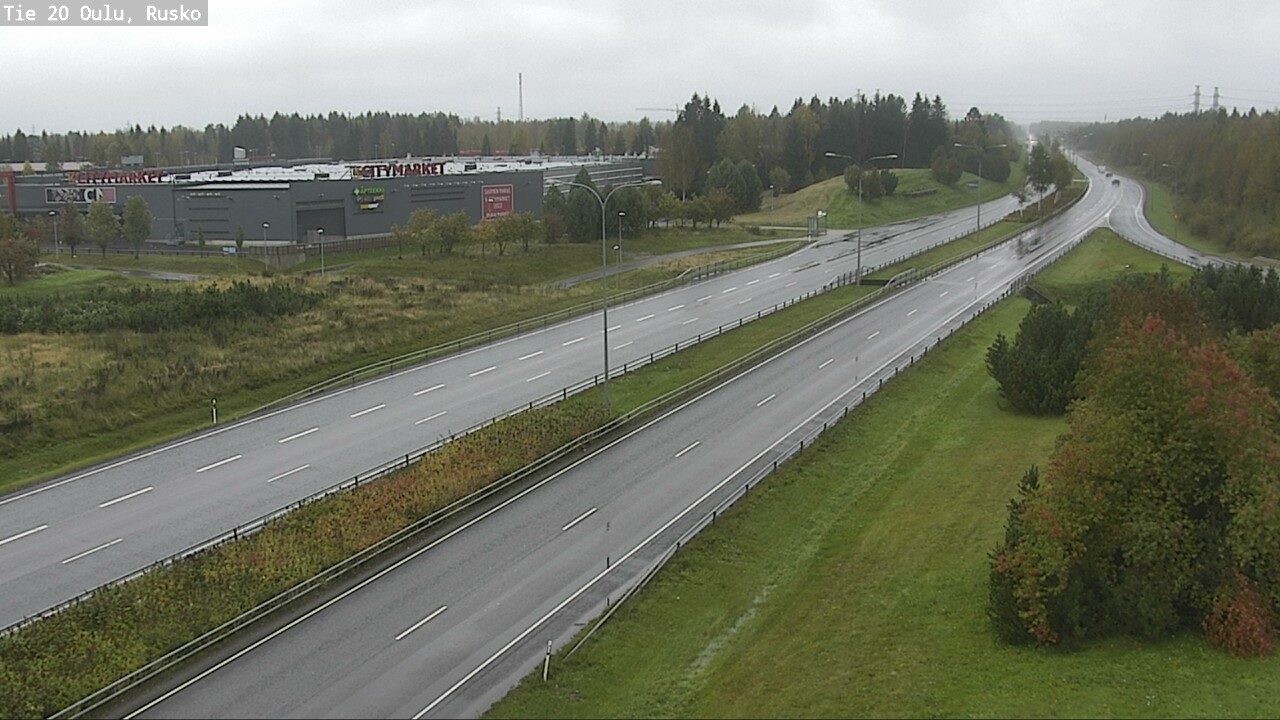 Weather Camera Image Väg 20 Uleåborg, Rusko, Oulu, Pohjois-Pohjanmaa