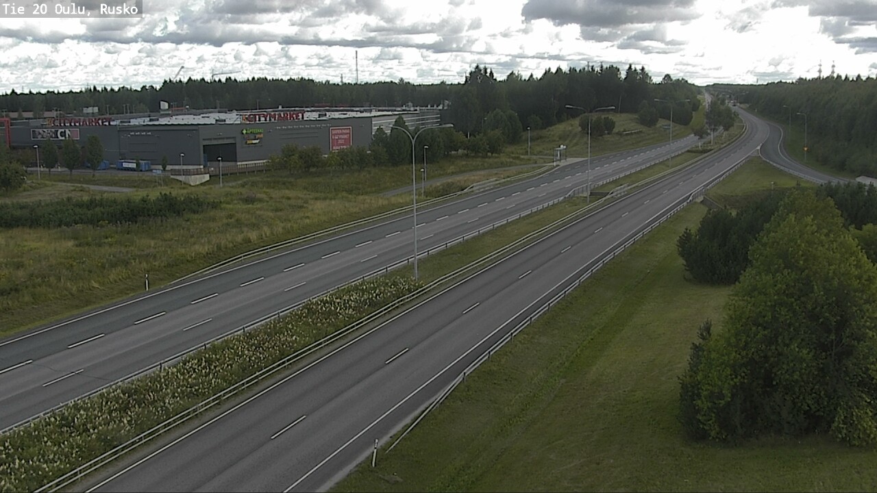 Weather Camera Image Road 20 Oulu, Rusko, Oulu, Pohjois-Pohjanmaa