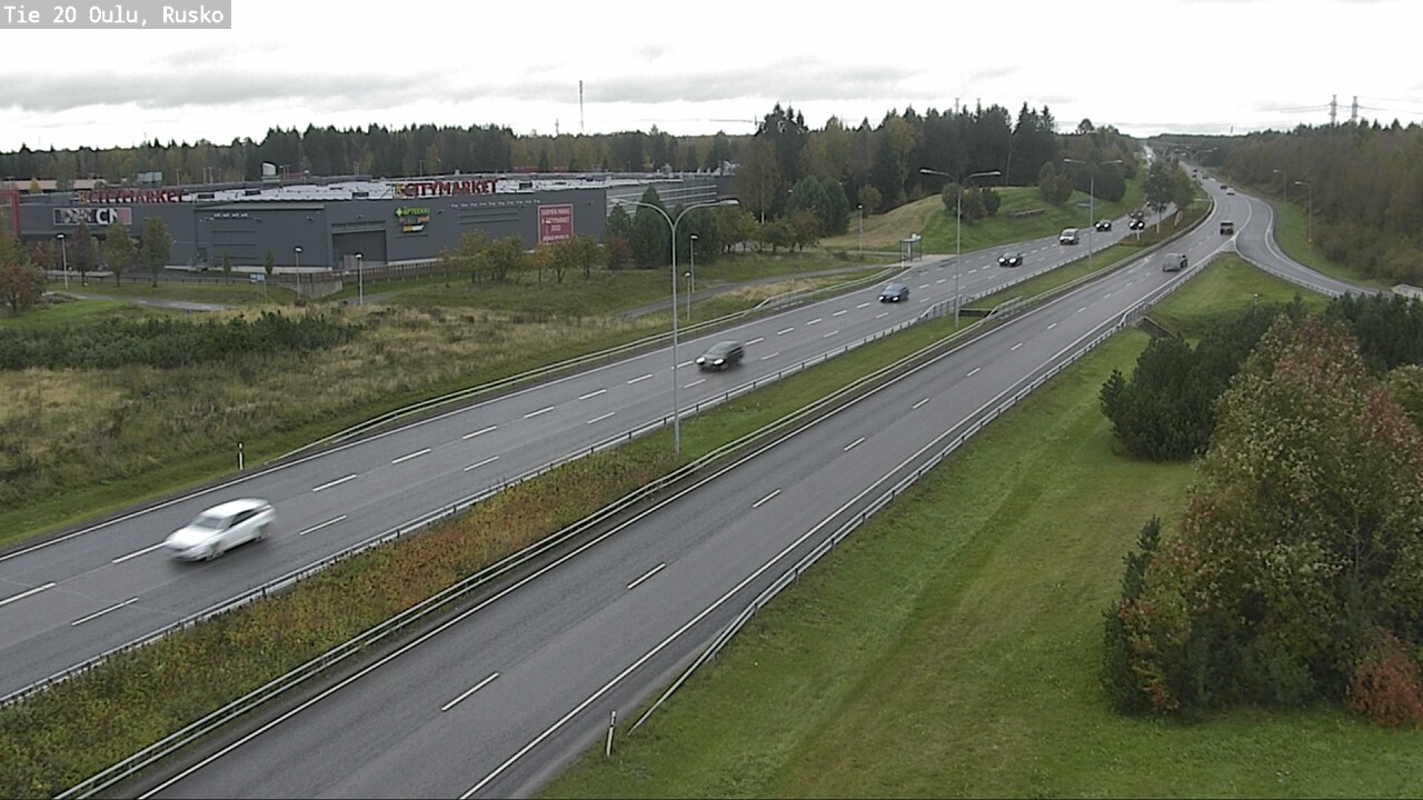 Weather Camera Image Road 20 Oulu, Rusko, Oulu, Pohjois-Pohjanmaa
