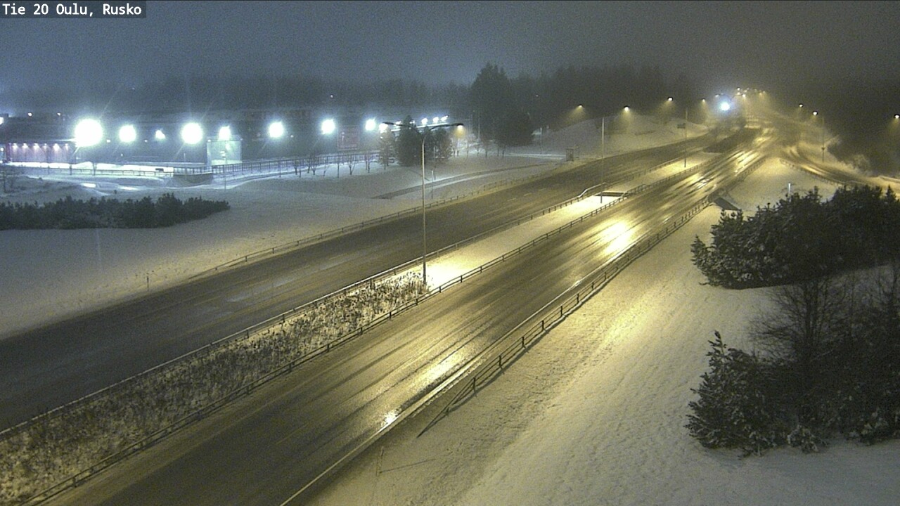 Weather Camera Image Road 20 Oulu, Rusko, Oulu, Pohjois-Pohjanmaa