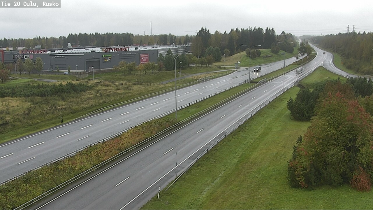 Weather Camera Image Väg 20 Uleåborg, Rusko, Oulu, Pohjois-Pohjanmaa
