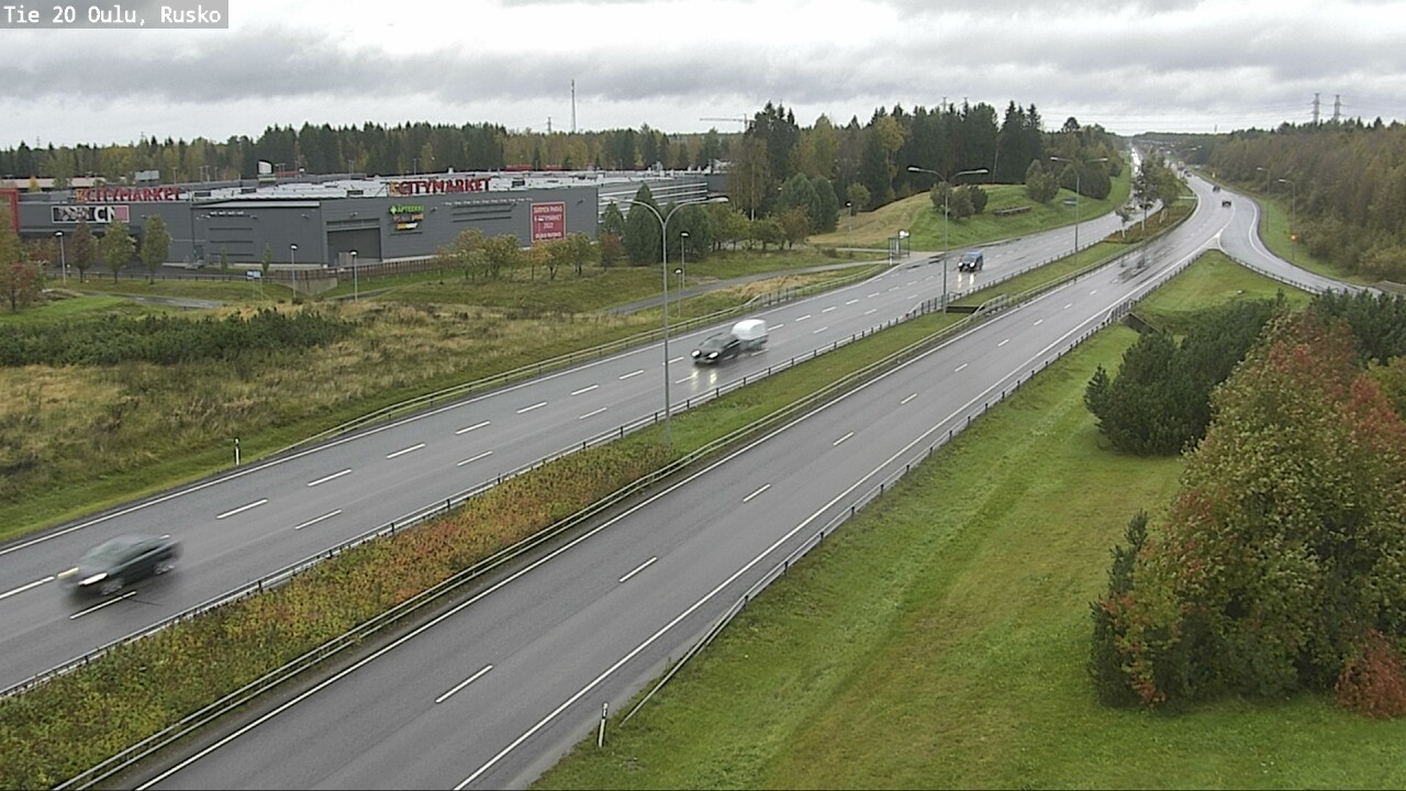 Weather Camera Image Road 20 Oulu, Rusko, Oulu, Pohjois-Pohjanmaa