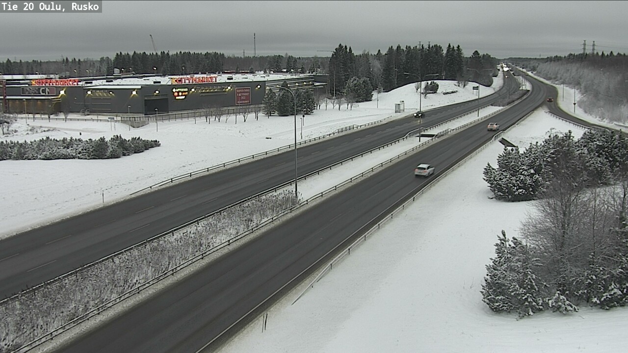 Weather Camera Image Road 20 Oulu, Rusko, Oulu, Pohjois-Pohjanmaa