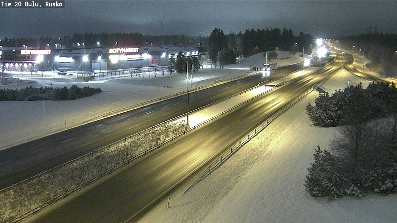 Weather Camera Image Road 20 Oulu, Rusko, Oulu, Pohjois-Pohjanmaa