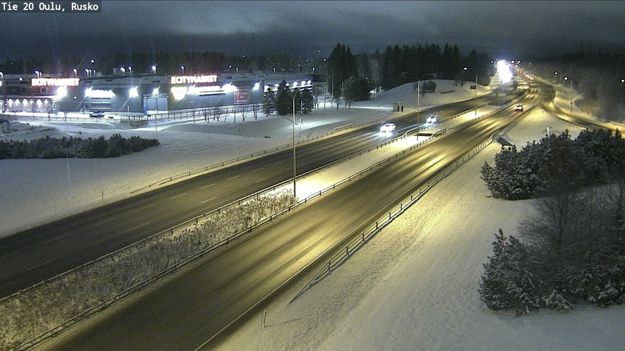 Weather Camera Image Road 20 Oulu, Rusko, Oulu, Pohjois-Pohjanmaa