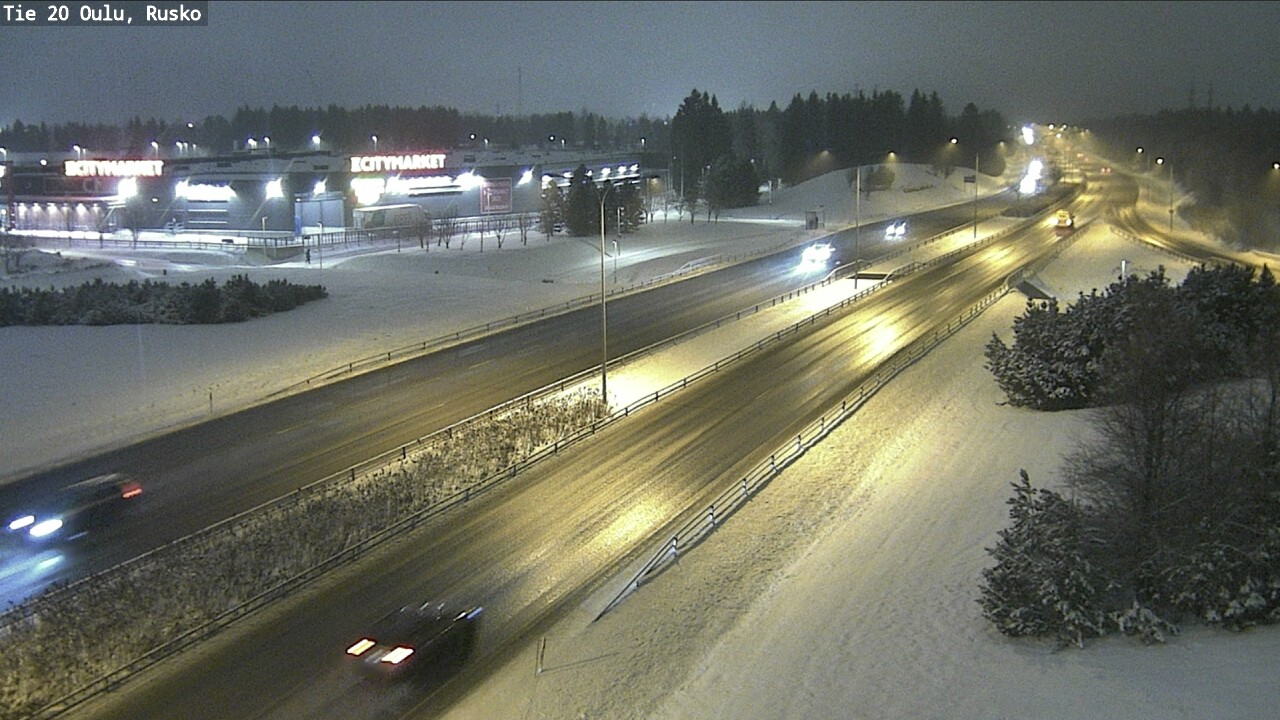 Weather Camera Image Road 20 Oulu, Rusko, Oulu, Pohjois-Pohjanmaa