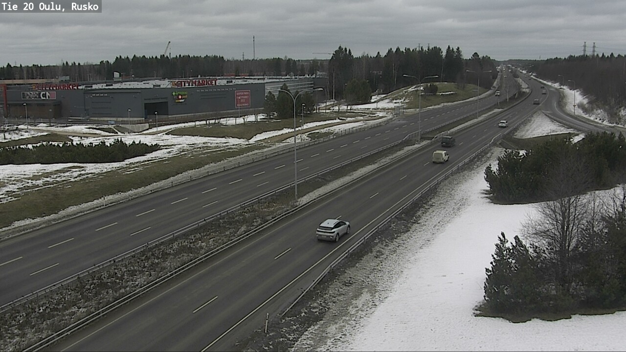 Weather Camera Image Road 20 Oulu, Rusko, Oulu, Pohjois-Pohjanmaa