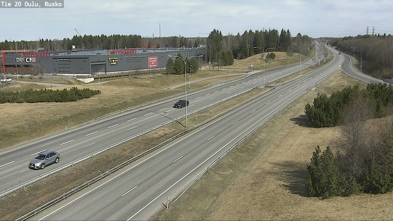 Kelikamerat Kuva Tie 20 Oulu, Rusko, Oulu, Pohjois-Pohjanmaa