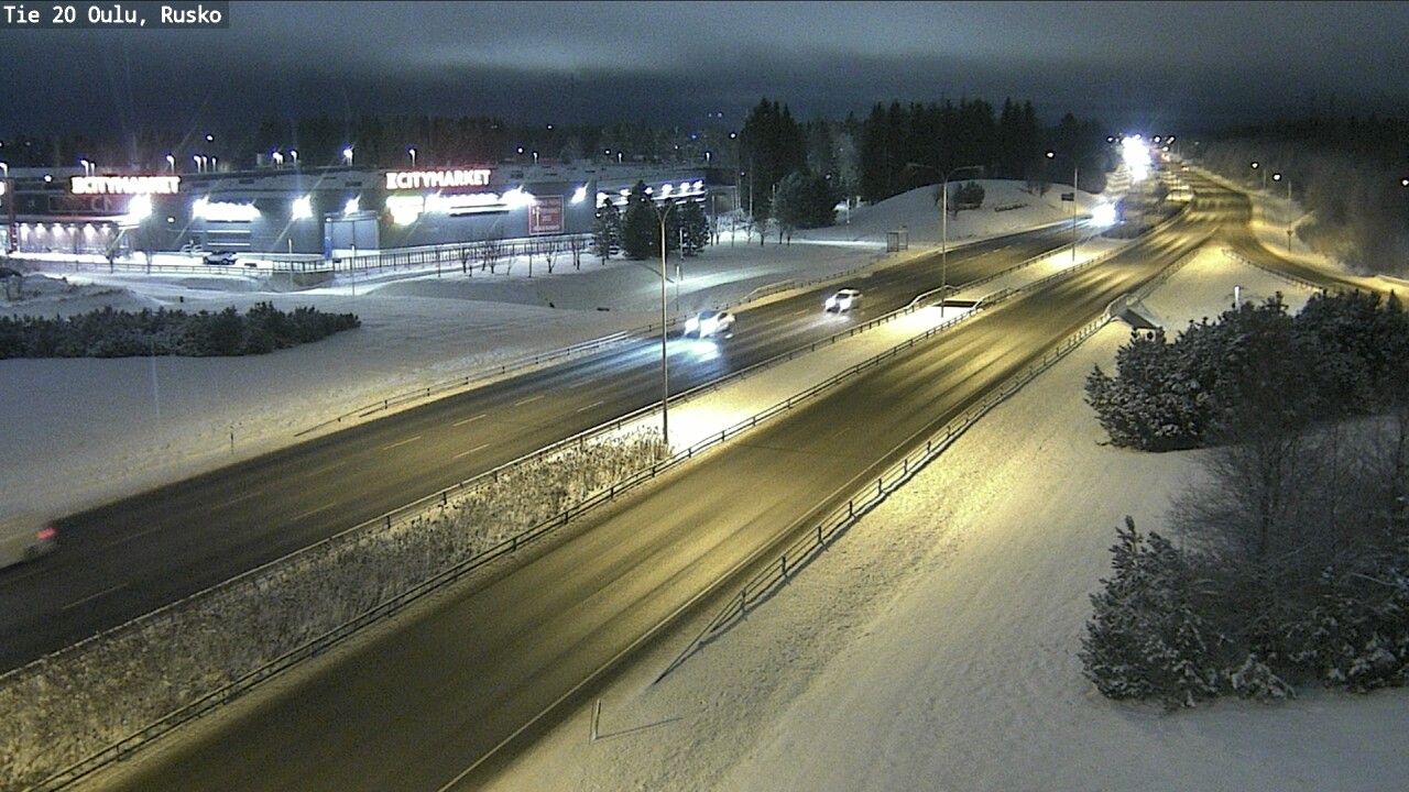 Weather Camera Image Road 20 Oulu, Rusko, Oulu, Pohjois-Pohjanmaa