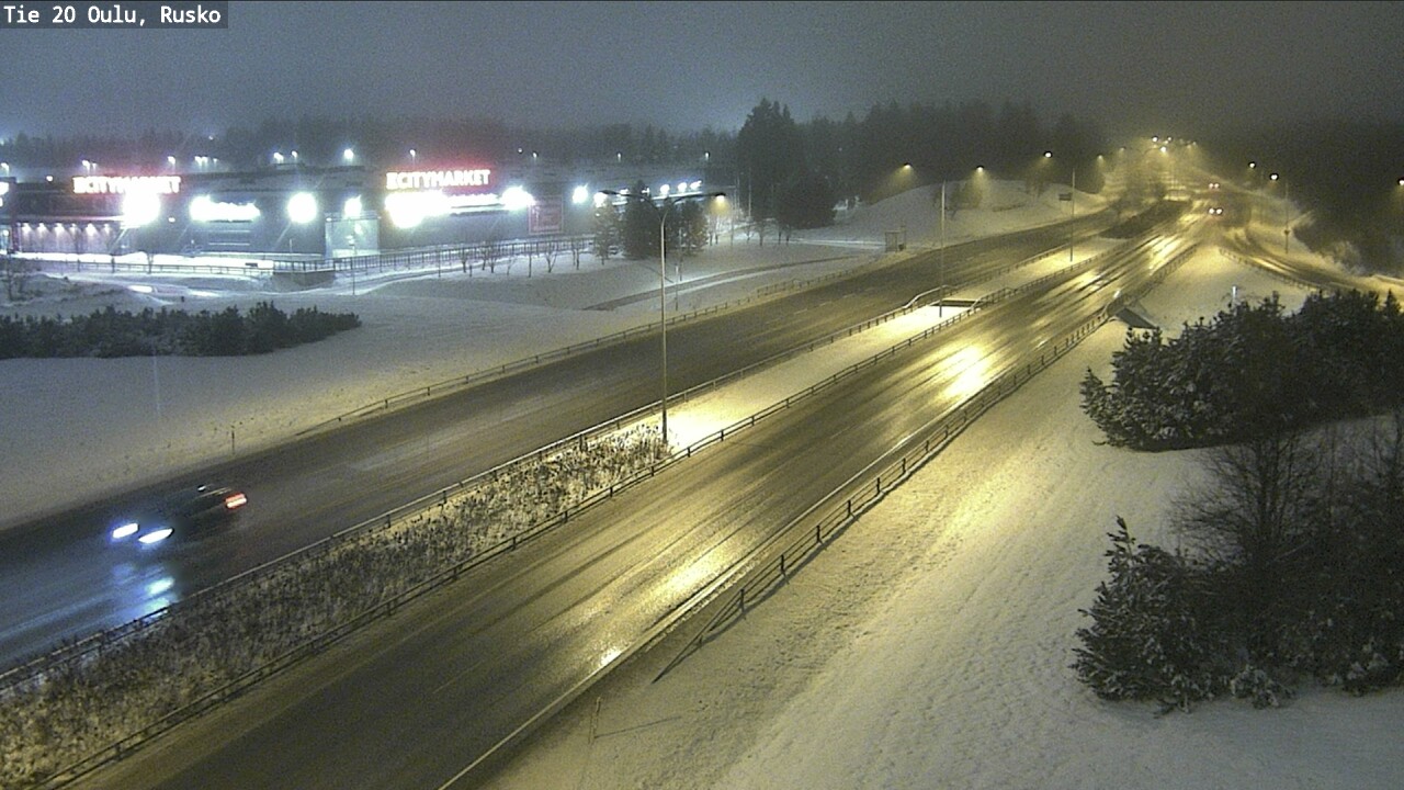 Weather Camera Image Road 20 Oulu, Rusko, Oulu, Pohjois-Pohjanmaa