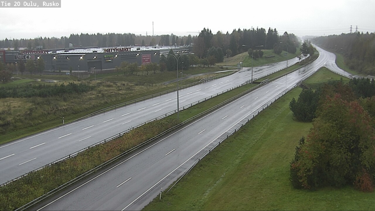 Weather Camera Image Väg 20 Uleåborg, Rusko, Oulu, Pohjois-Pohjanmaa