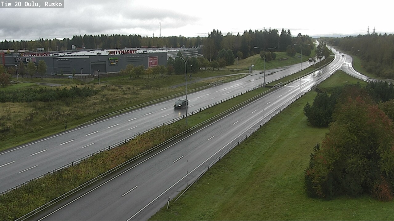 Weather Camera Image Väg 20 Uleåborg, Rusko, Oulu, Pohjois-Pohjanmaa