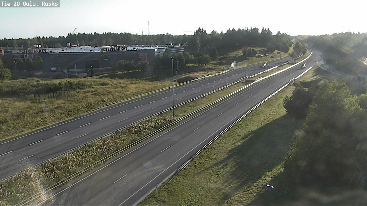 Weather Camera Image Road 20 Oulu, Rusko, Oulu, Pohjois-Pohjanmaa