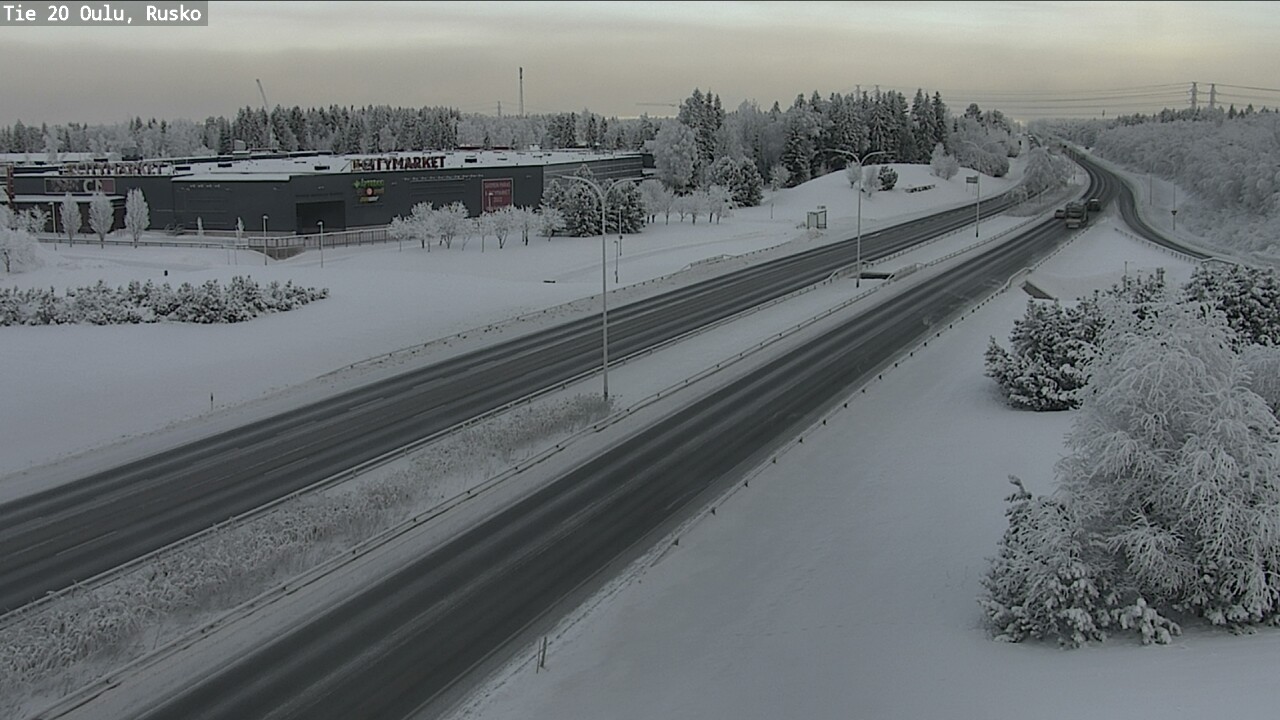 Weather Camera Image Road 20 Oulu, Rusko, Oulu, Pohjois-Pohjanmaa